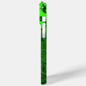 SAINT PATRICK'S KLEEBLATT GREEN DAMASK Case-Mate iPhone HÜLLE (Rückseite / Links)