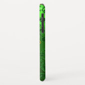 SAINT PATRICK'S KLEEBLATT GREEN DAMASK MONOGRAM Case-Mate iPhone HÜLLE (Hinten/Links)