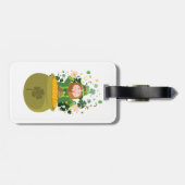Saint Patrick's Leprechaun Gepäckanhänger (Rückseite horizontal)