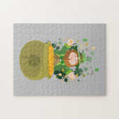Saint Patrick's Leprechaun Puzzle (Horizontal)