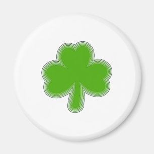 Saint Patrick's Shamrock-Zeichnung Magnet