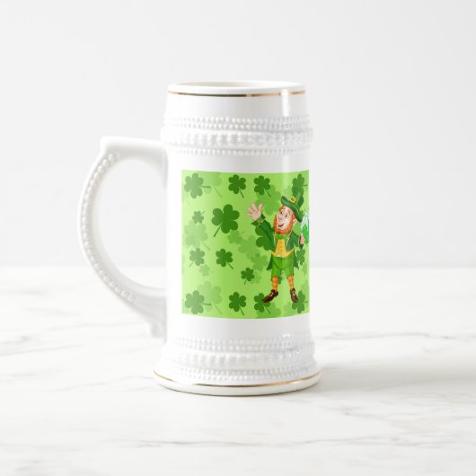 Saint Patricks Stein Bierglas (Links)