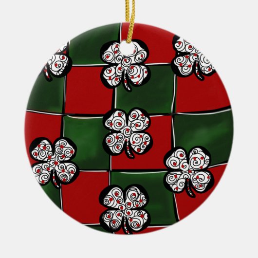 Saint Patty Art Design Keramikornament (Vorne)