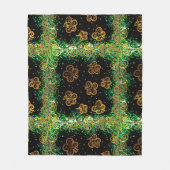 Saint Patty Art Fleecedecke (Vorderseite)