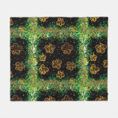 Saint Patty Art Fleecedecke (Vorderseite (Horizontal))