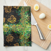 Saint Patty Art Geschirrtuch (Viertel Falte)