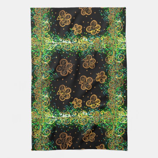 Saint Patty Art Geschirrtuch (Vertikal)