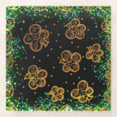 Saint Patty Art Glasuntersetzer (Vorderseite)