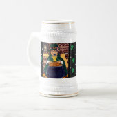 Saint Patty German Shepherd Bierglas (Vorderseite Links)