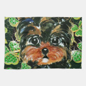 SAINT PATTY YORKIE POOL GESCHIRRTUCH (Horizontal)