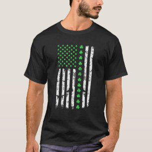 Saint Pattys Irish St Patricks Day Kleeblatt Ameri T-Shirt