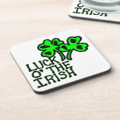 Saint Patty's Luck des Irish Cork Untersetzer (Linke Seite)