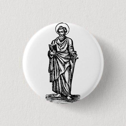Saint Paul Apostle an die Andern Button (Vorderseite)