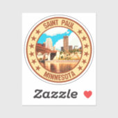 Saint Paul Aufkleber (Blatt)