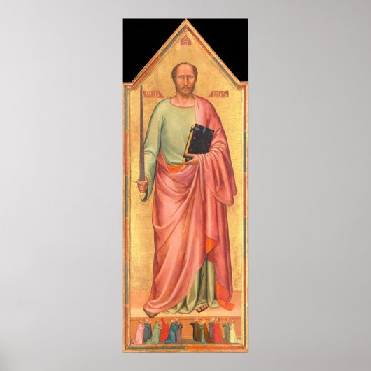 Saint Paul - Bernardo Daddi Fine Art Poster (Vorne)