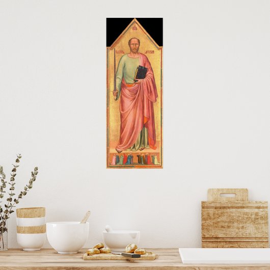 Saint Paul - Bernardo Daddi Fine Art Poster (Küche)