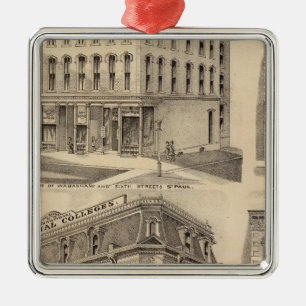 Saint Paul Business Uni, Minnesota Ornament Aus Metall