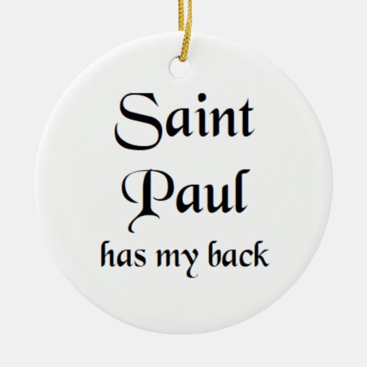 saint paul coffee mug keramik ornament (Vorne)