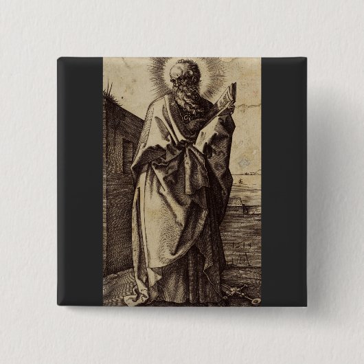 Saint Paul der Apostel Button (Vorderseite)