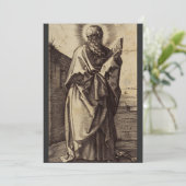 Saint Paul der Apostel Feiertagskarte (Stehend Vorderseite)