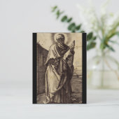Saint Paul der Apostel Postkarte (Stehend Vorderseite)