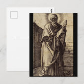 Saint Paul der Apostel Postkarte (Vorne/Hinten)