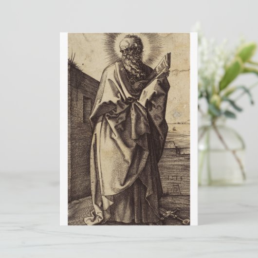 Saint Paul der Apostel Save The Date (Stehend Vorderseite)