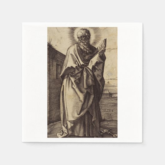 Saint Paul der Apostel Serviette (Vorderseite)