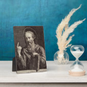 Saint Paul der Apostel von Philippe de Champaigne Fotoplatte (Seite)
