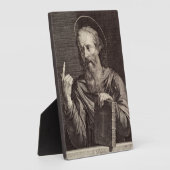 Saint Paul der Apostel von Philippe de Champaigne Fotoplatte (Seite)