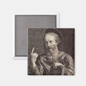 Saint Paul der Apostel von Philippe de Champaigne Magnet (Vorderseite/Rückseite)