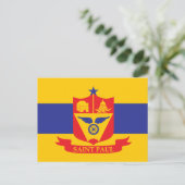 Saint Paul Flagge Postkarte (Stehend Vorderseite)