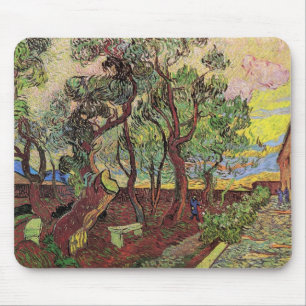Saint-Paul-Hospital und -Garten von Vincent van Go Mousepad