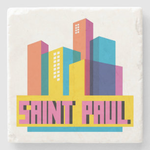 Saint Paul im Entwurf Steinuntersetzer