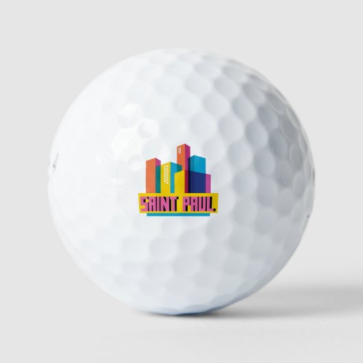 Saint Paul in Design Golfball (Vorderseite)