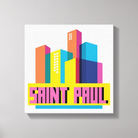 Saint Paul in Design Leinwanddruck (Vorderseite)
