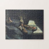 Saint Paul in Prison by Rembrandt Puzzle (Horizontal)