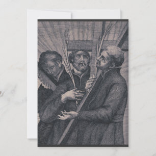 Saint Paul Miki Japanisch Katholische Evangelien Einladung