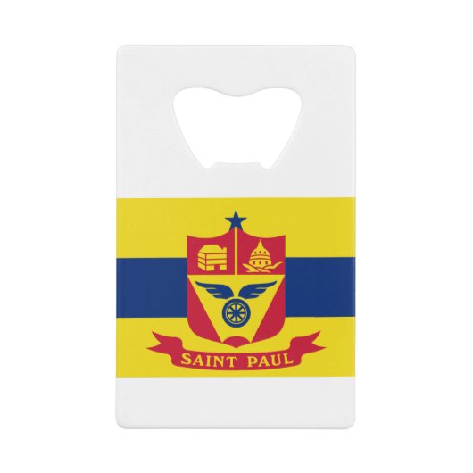 Saint Paul Minnesota Geldbeutel Flaschenöffner (Vorderseite)