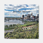 Saint Paul, Minnesota Landschaft Magnet (Vorne)