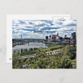 Saint Paul, Minnesota Landschaft Postkarte (Vorne/Hinten)