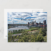 Saint Paul, Minnesota Landschaft Postkarte (Vorne/Hinten)