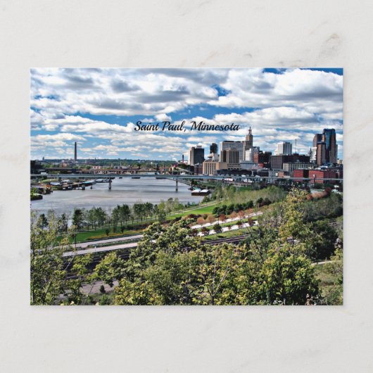 Saint Paul, Minnesota Landschaft Postkarte (Vorderseite)