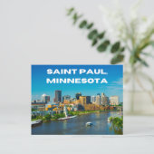 Saint Paul Minnesota Postcard Souvenir Postkarte (Stehend Vorderseite)