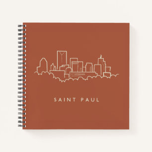 Saint Paul, Minnesota Skyline Notizblock