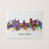 Saint Paul Minnesota Skyline Puzzle (Horizontal)