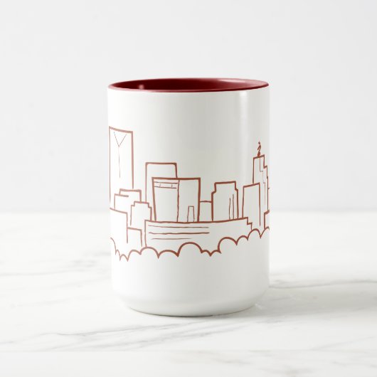 Saint Paul, Minnesota-Skyline Tasse (Zentrum)