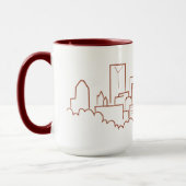 Saint Paul, Minnesota-Skyline Tasse (Links)