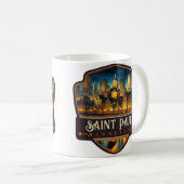 Saint Paul, Minnesota | VINTAG Kaffeetasse (VorderseiteRechts)