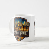 Saint Paul, Minnesota | VINTAG Kaffeetasse (Vorderseite Links)